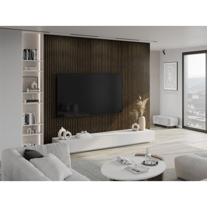 Mexen Lam-B lamely na stěnu 275 x 31,5 cm, deska HDF 4 mm, Dub Espresso - S100-275317-2812-065