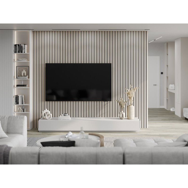 Mexen Lam-B lamely stěnové 275 x 31,5 cm, deska HDF 4 mm, Polární dub - S100-275317-2812-067