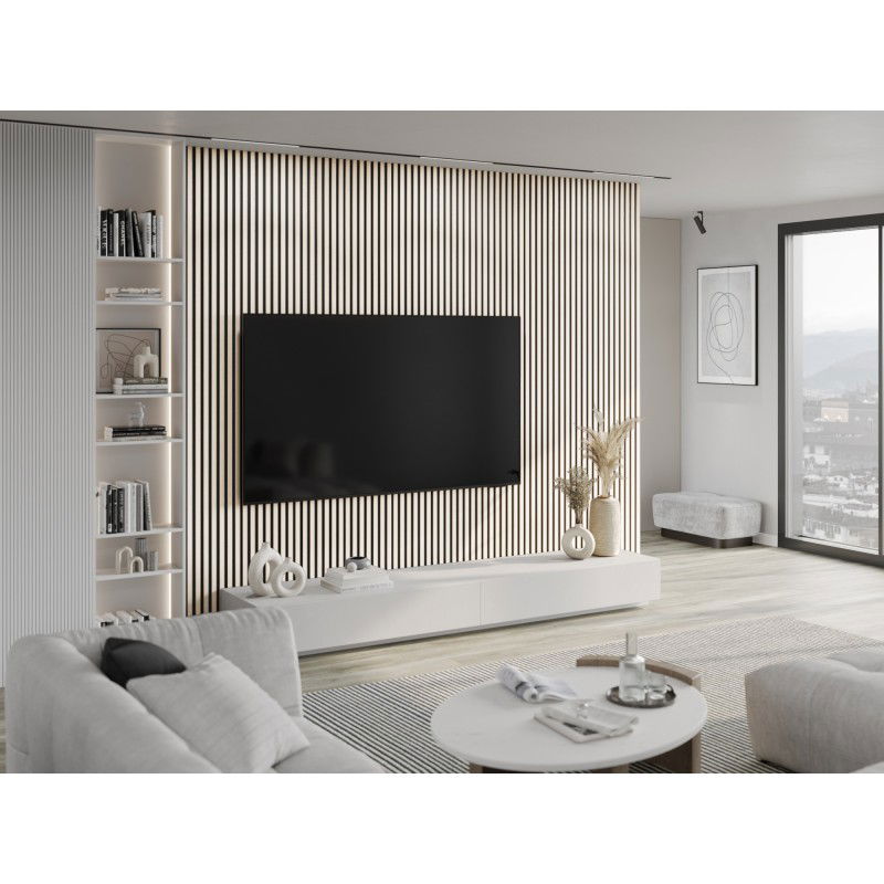 Mexen Lam-B lamely stěnové 275 x 31,5 cm, deska HDF 4 mm, Polární dub - S100-275317-2812-067