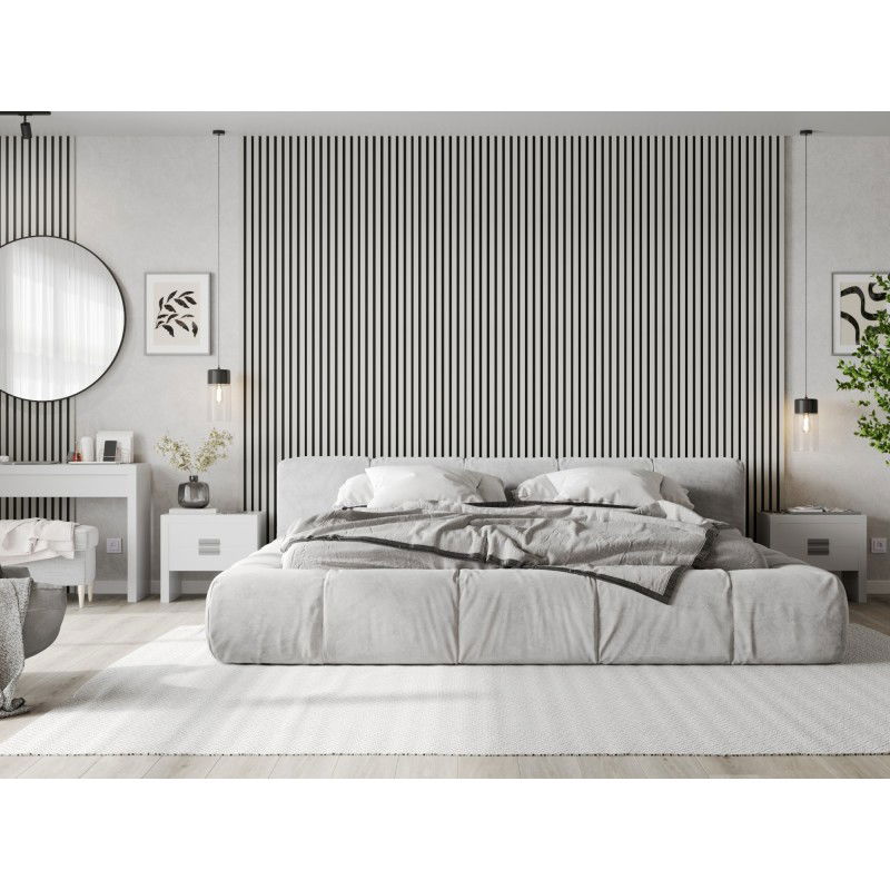 Mexen Lam-F stěnové akustické lamely 275 x 31,5 cm, plsť 6 mm, Bílá Matná - S105-275317-2812-051