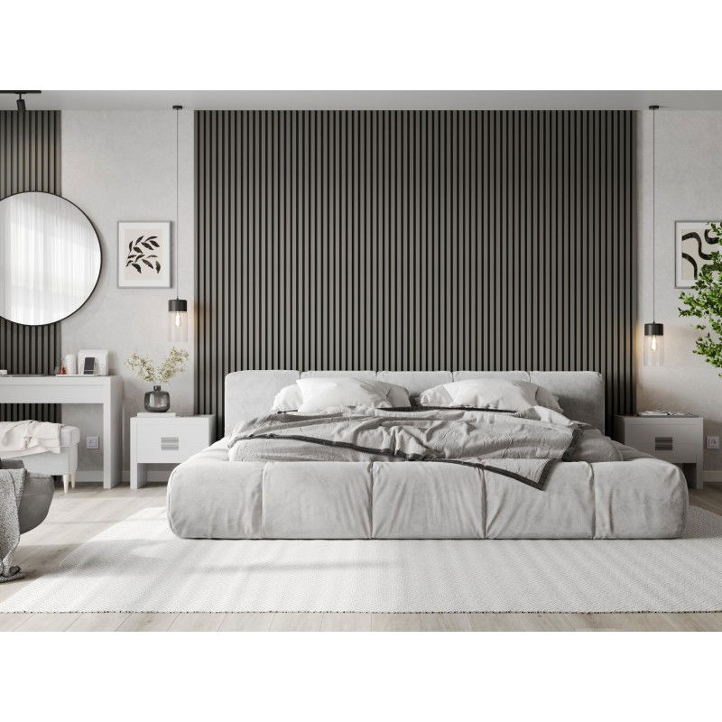 Mexen Lam-F akustické stěnové lamely 275 x 31,5 cm, plsť 6 mm, Šedá Mat - S105-275317-2812-052