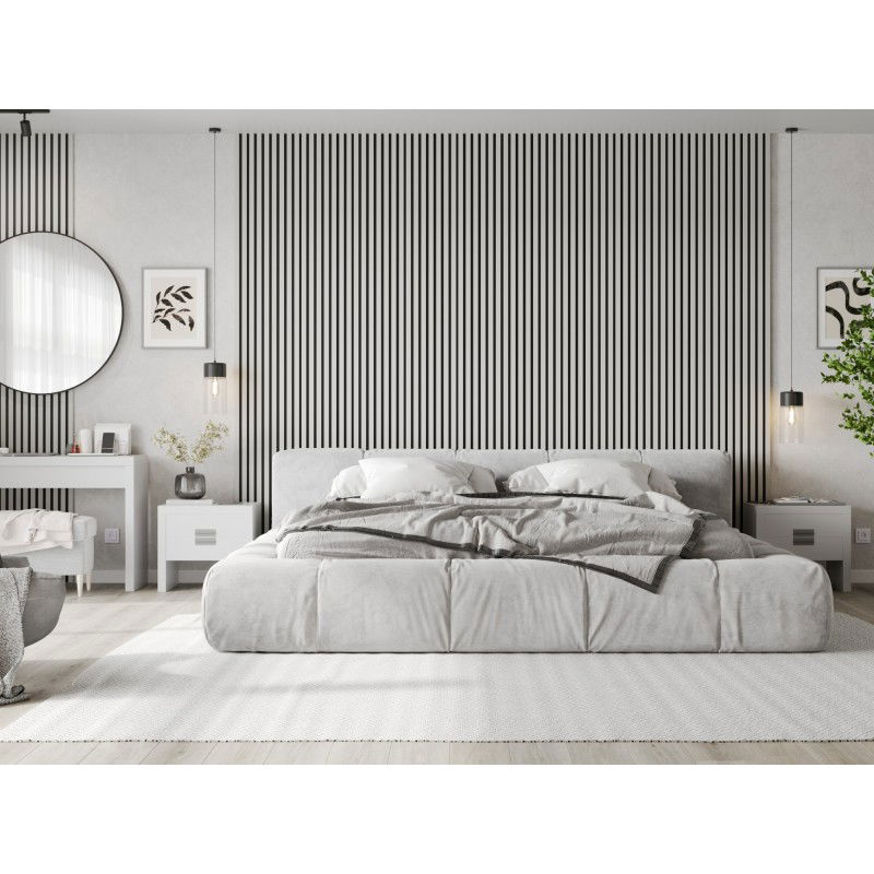 Mexen Lam-F akustické stěnové lamely 275 x 31,5 cm, filc 6 mm, Bílý Lesk - S105-275317-2812-054