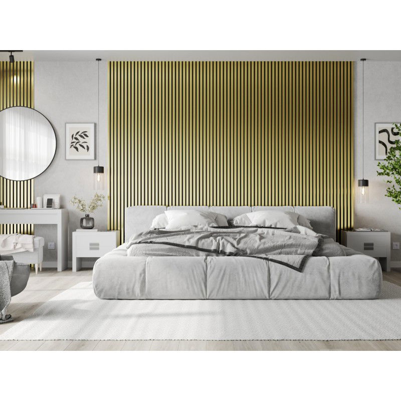 Mexen Lam-F nástěnné akustické lamely 275 x 31,5 cm, plsť 6 mm, Zlatá - S105-275317-2812-057