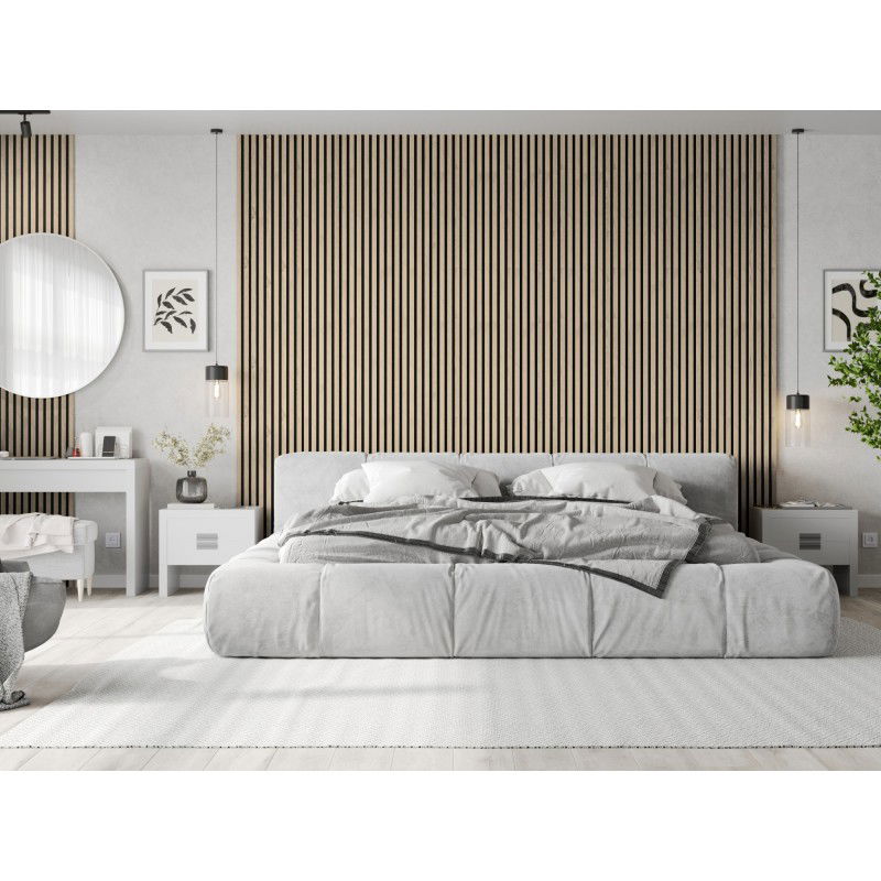 Mexen Lam-F stěnové akustické lamely 275 x 31,5 cm, plsť 6 mm, Perlový Dub - S105-275317-2812-058