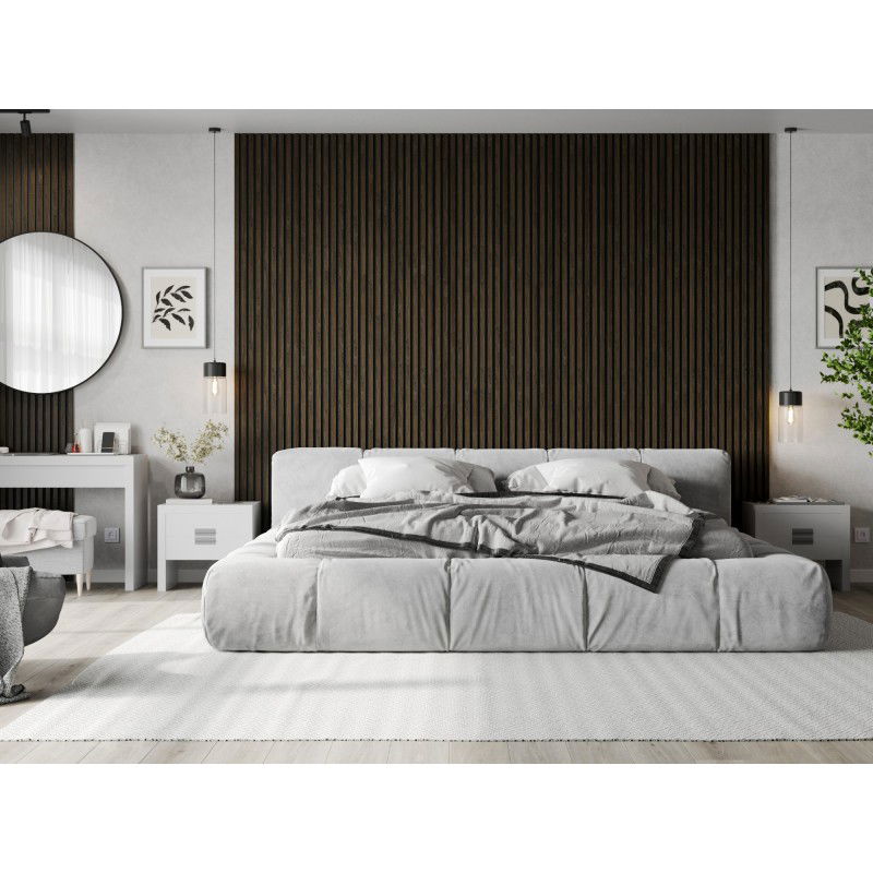 Mexen Lam-F nástěnné akustické lamely 275 x 31,5 cm, plsť 6 mm, Dub Espresso - S105-275317-2812-065