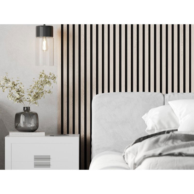 Mexen Lam-F nástěnné akustické lamely 275 x 31,5 cm, plsť 6 mm, Polární Dub - S105-275317-2812-067