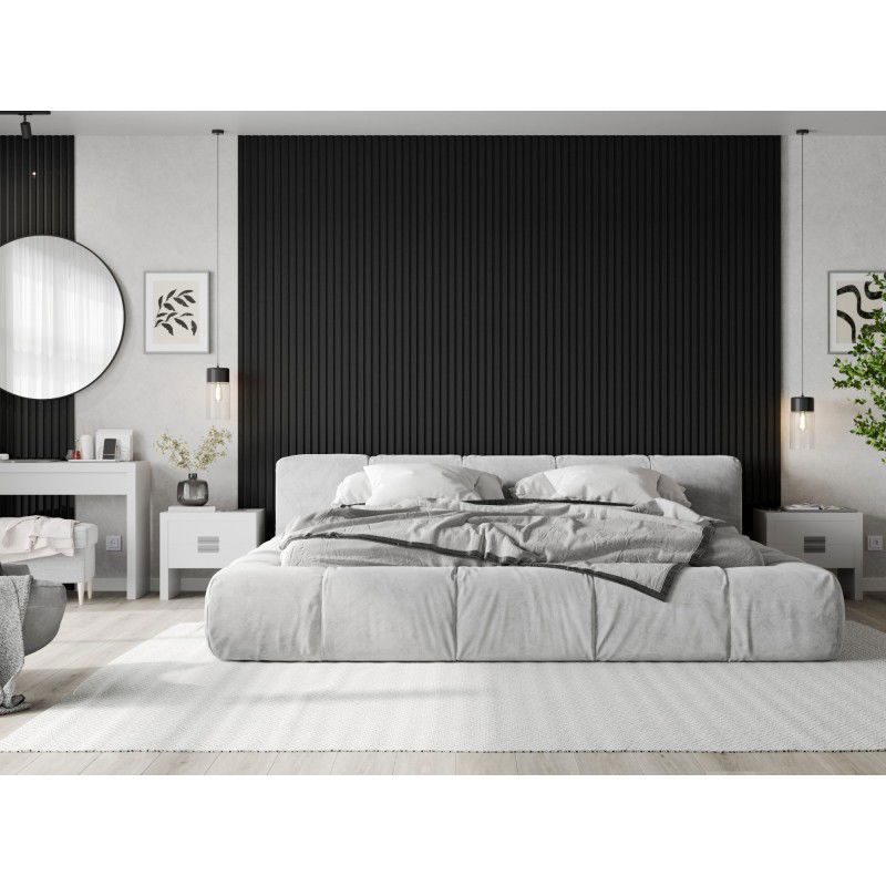 Mexen Lam-F akustické stěnové lamely 275 x 31,5 cm, plsť 6 mm, Len Černý - S105-275317-2812-069