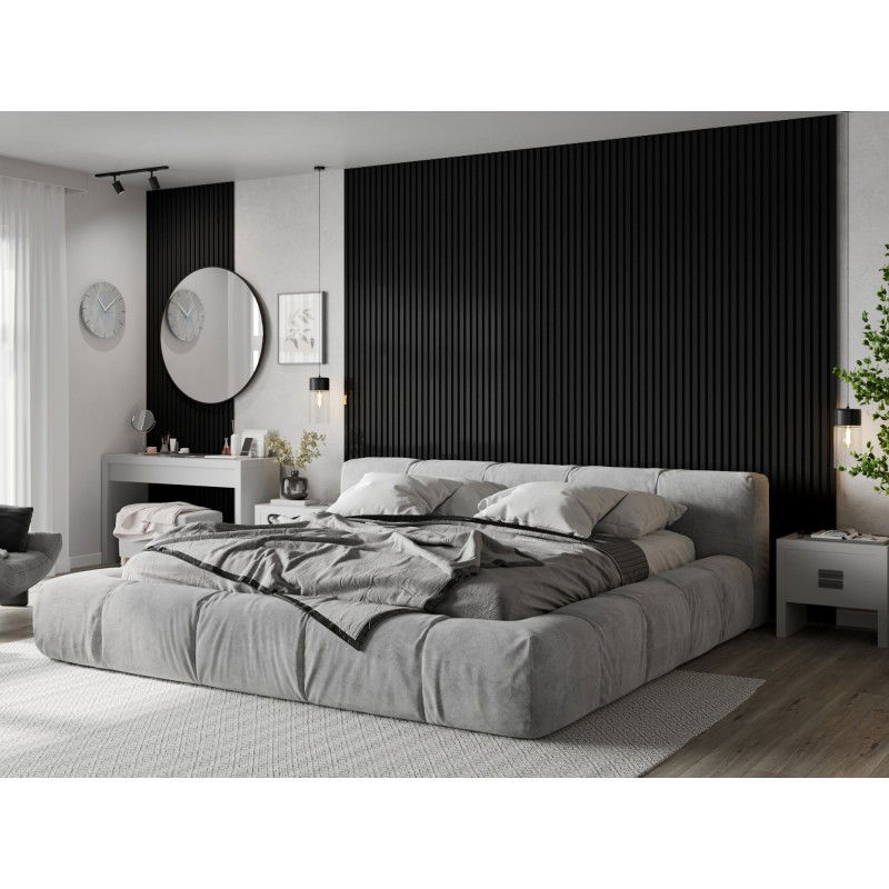 Mexen Lam-F akustické stěnové lamely 275 x 31,5 cm, plsť 6 mm, Len Černý - S105-275317-2812-069