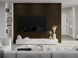 Mexen Lam-F akustické stěnové lamely 275 x 31,5 cm, plsť 6 mm, Wenge - S105-275317-2812-071