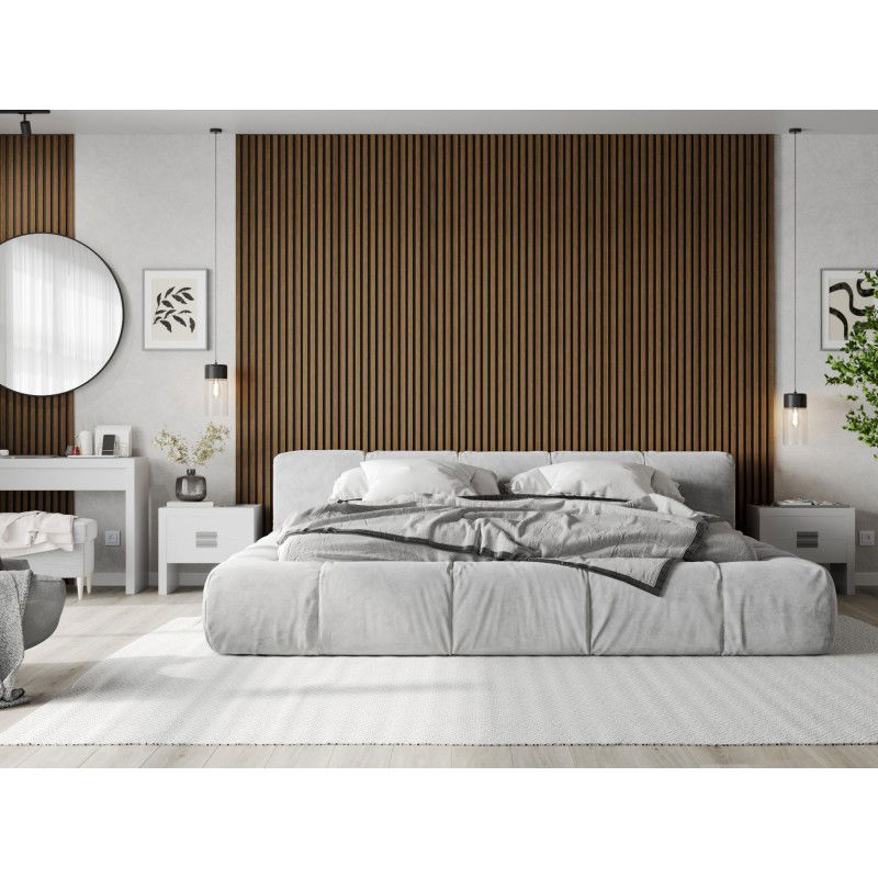 Mexen Lam-F akustické nástěnné lamely 275 x 31,5 cm, plsť 6 mm, Dub Mocca - S105-275317-2812-074