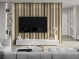 Mexen Lam-B vzorek stěnových lamel, deska HDF 4 mm, technická dýha, Písčitý dub - S100-001-S