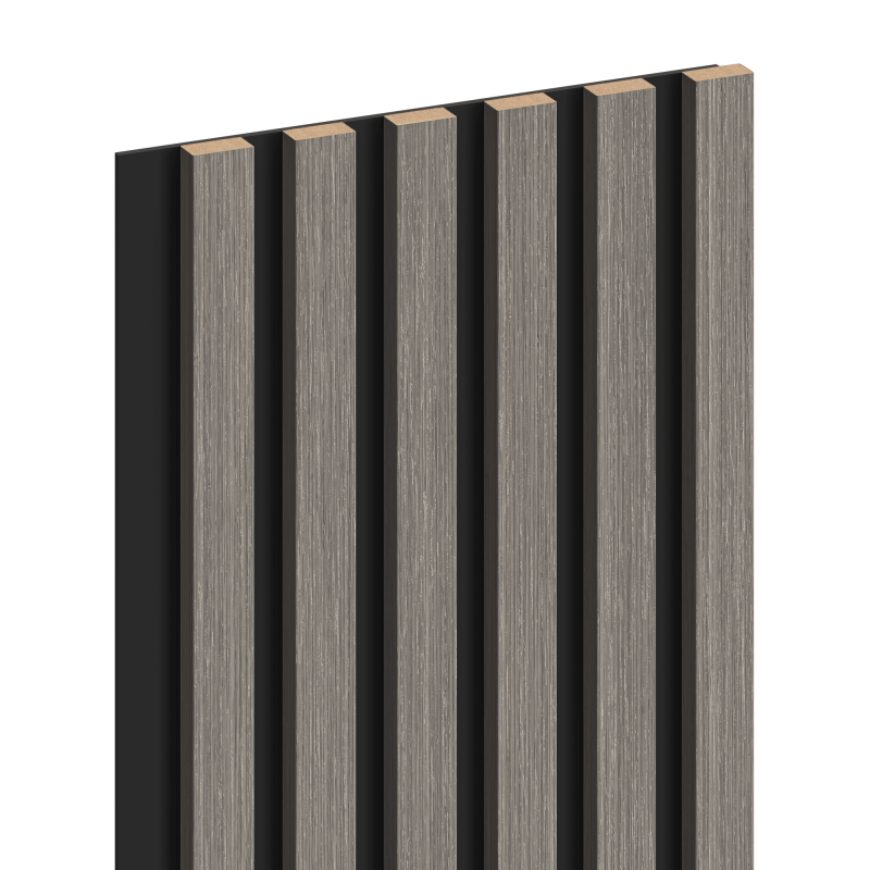 Mexen Lam-B vzorek nástěnných lamel, deska HDF 4 mm, technická dýha, Stříbrný dub - S100-007-S