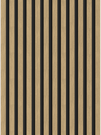 Mexen Lam-B vzorek nástěnných lamel, deska HDF 4 mm, technická dýha, Lněný ořech - S100-015-S