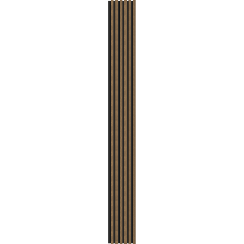 Mexen Lam-B vzorek stěnových lamel, HDF deska 4 mm, technická dýha, Přírodní ořech - S100-016-S