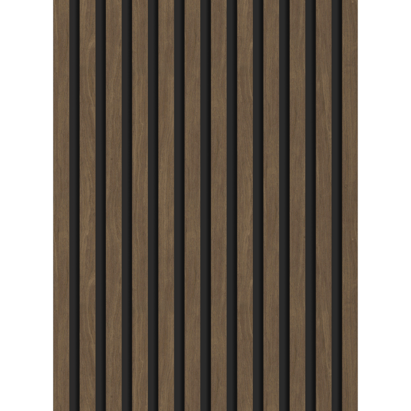 Mexen Lam-B vzorek stěnových lamel, HDF deska 4 mm, technická dýha, Kakový Ořech - S100-018-S