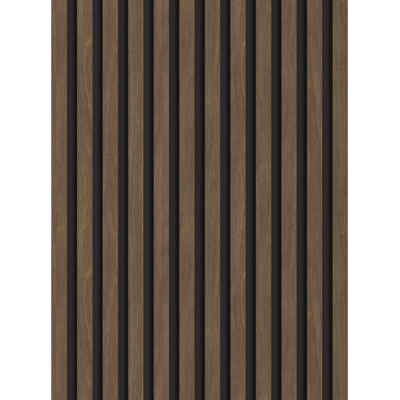 Mexen Lam-B vzorek stěnových lamel, HDF deska 4 mm, technická dýha, Kakový Ořech - S100-018-S