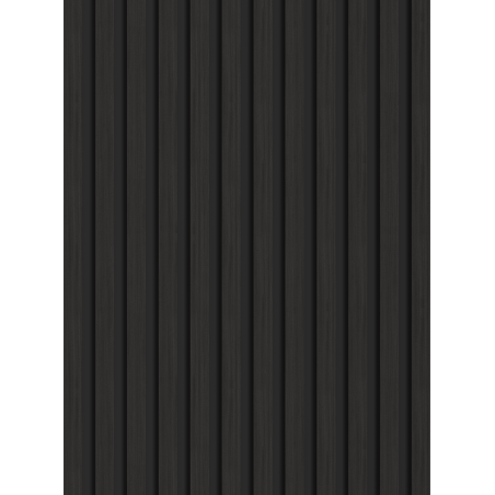 Mexen Lam-B vzorek nástěnných lamel, deska HDF 4 mm, technická dýha, Černý Eben - S100-023-S