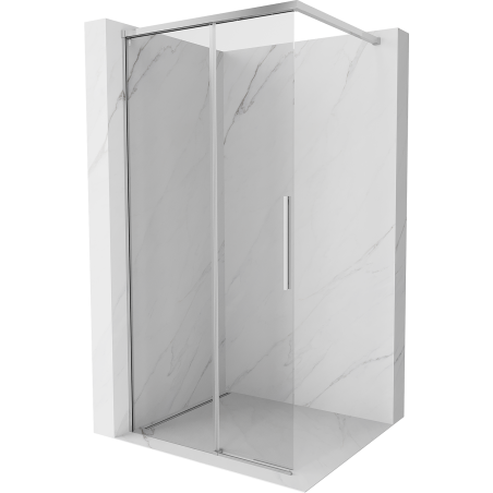 Mexen Rox sprchová zástěna Walk-in 90 x 200 cm, transparentní 8 mm, chrom - 8C2-090-003-01-00