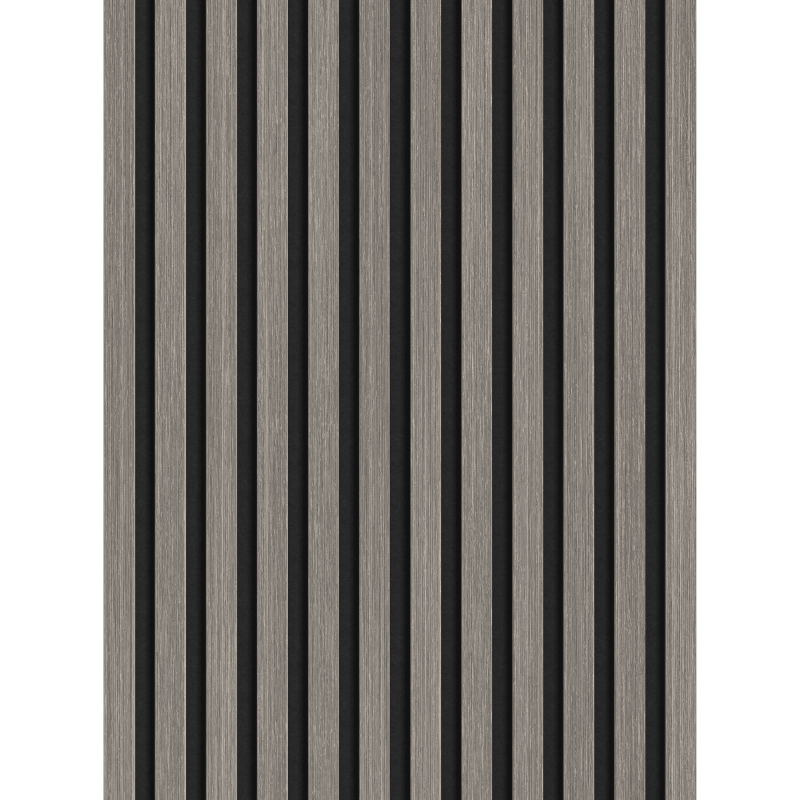 Mexen Lam-F vzorek akustických stěnových lamel, plsť 8 mm, technická dýha, Stříbrný Dub - S105-007-S