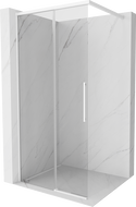 Mexen Rox Sprchová stěna Walk-in 80 x 200 cm, transparentní 8 mm, bílá - 8C2-080-003-20-00