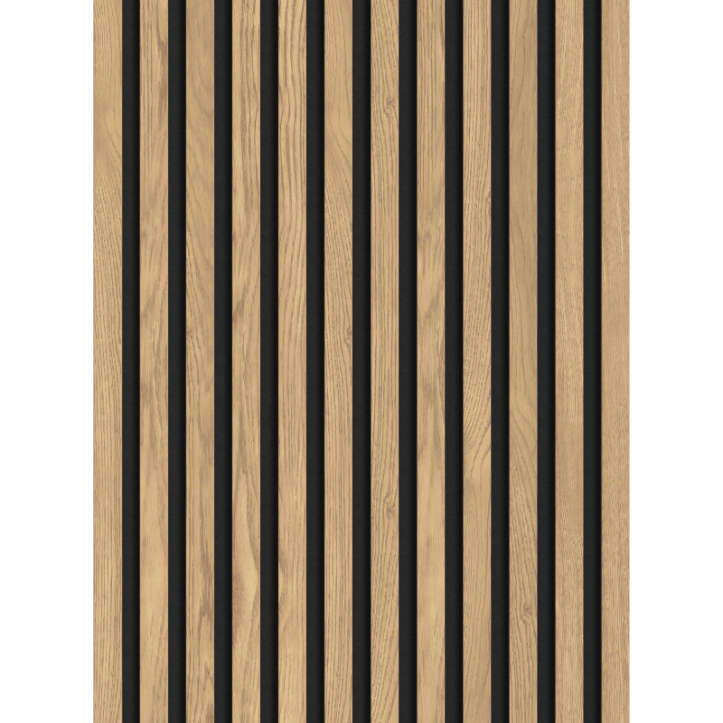 Mexen Lam-F vzorek akustických stěnových lamel, plst 8 mm, technická dýha, Klasická Borovice - S105-012-S