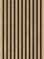 Mexen Lam-F vzorek akustických stěnových lamel, plst 8 mm, technická dýha, Klasická Borovice - S105-012-S