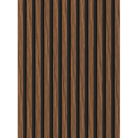 Mexen Lam-F vzorek akustických stěnových lamel, plsť 8 mm, technická dýha, Rubinová Mahagon - S105-013-S