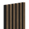 Mexen Lam-F vzorek akustických stěnových lamel, plsť 8 mm, technická dýha, Kakao ořech - S105-018-S