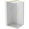 Mexen Rox sprchová stěna Walk-in 105 x 200 cm, transparentní 8 mm, zlatá kartáčovaná - 8C2-105-003-55-00