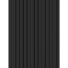 Mexen Lam-B vzorek nástěnných lamel, deska HDF 4 mm, Černý Mat - S100-053-S