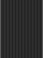 Mexen Lam-B vzorek nástěnných lamel, deska HDF 4 mm, Černý Mat - S100-053-S