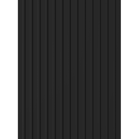 Mexen Lam-B vzorek nástěnných lamel, deska HDF 4 mm, Černý Lesk - S100-055-S