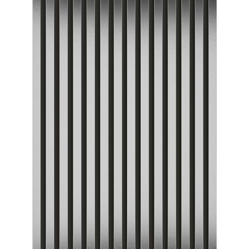 Mexen Lam-B vzorek nástěnných lamel, HDF deska 4 mm, Stříbrná - S100-056-S