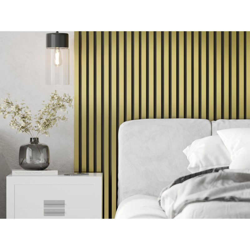 Mexen Lam-B vzorek stěnové lamely, deska HDF 4 mm, Zlatý - S100-057-S