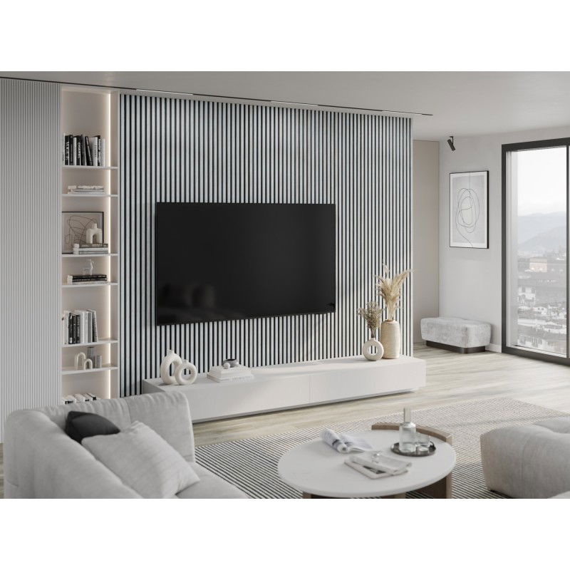 Mexen Lam-B vzorek nástěnné lamely, deska HDF 4 mm, Ledový Dub - S100-061-S