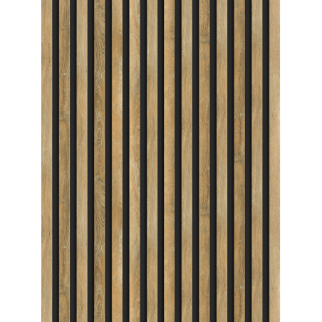 Mexen Lam-B vzorek stěnových lamel, deska HDF 4 mm, Dub Medový - S100-066-S