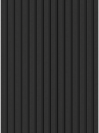 Mexen Lam-B vzorek nástěnných lamel, HDF deska 4 mm, Černý len - S100-069-S