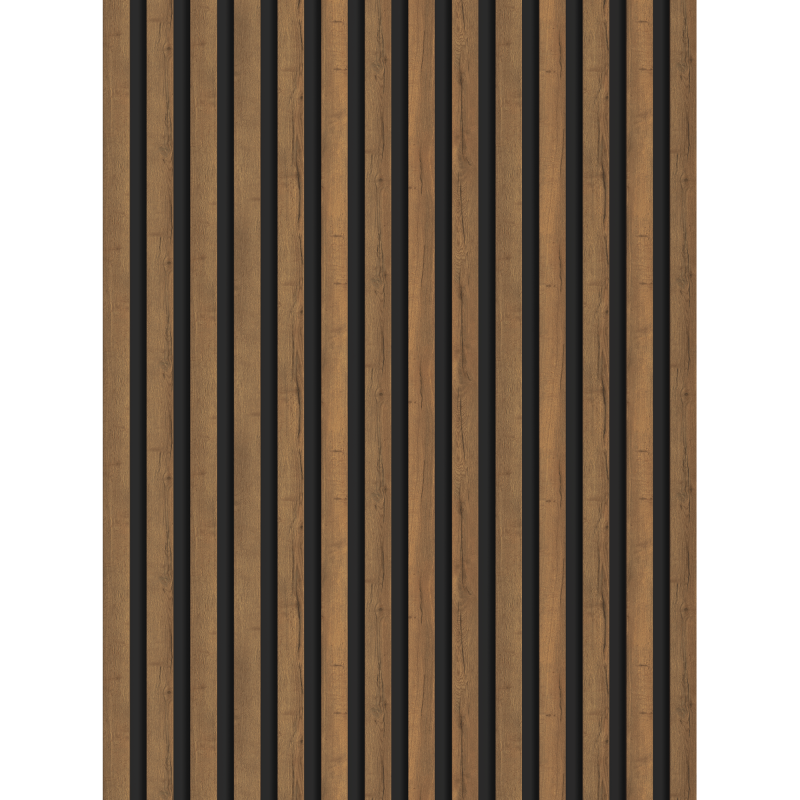 Mexen Lam-B vzorek nástěnných lamel, deska HDF 4 mm, Dub Mocca - S100-074-S