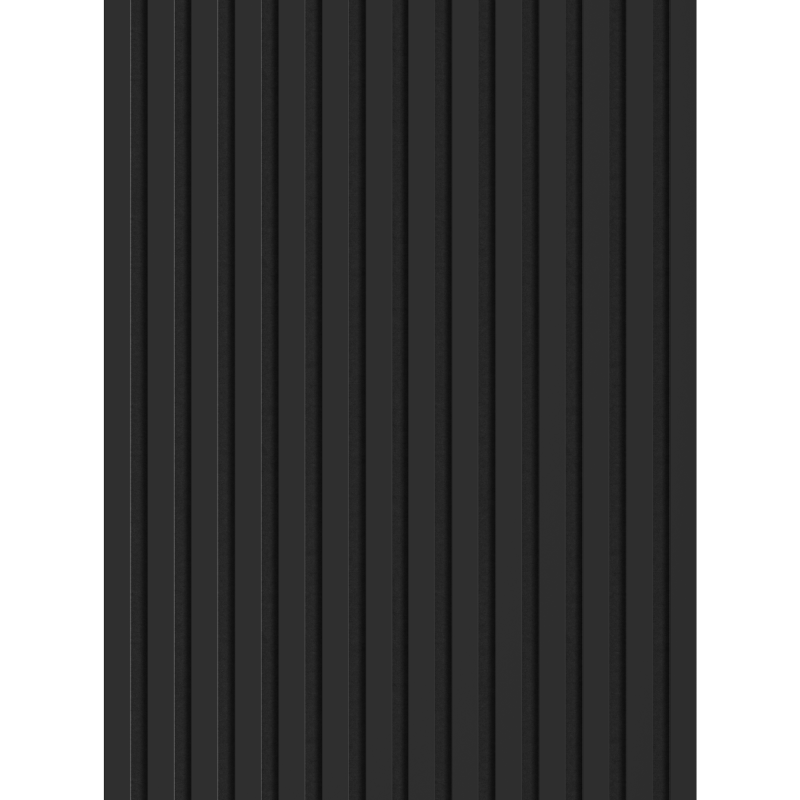 Mexen Lam-F vzorek nástěnných akustických lamel, filc 6 mm, Černý Mat - S105-053-S