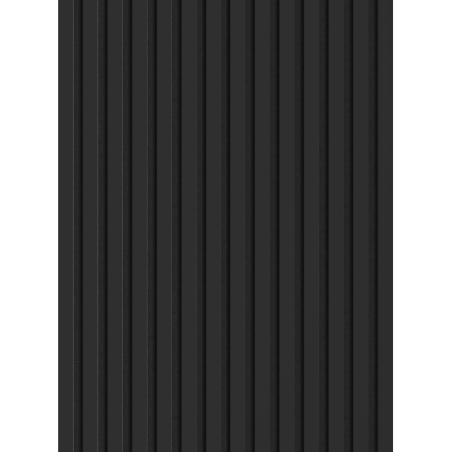 Mexen Lam-F vzorek nástěnných akustických lamel, filc 6 mm, Černý Mat - S105-053-S
