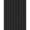 Mexen Lam-F vzorek nástěnných akustických lamel, filc 6 mm, Černý Mat - S105-053-S