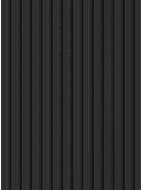 Mexen Lam-F vzorek nástěnných akustických lamel, filc 6 mm, Černý Mat - S105-053-S