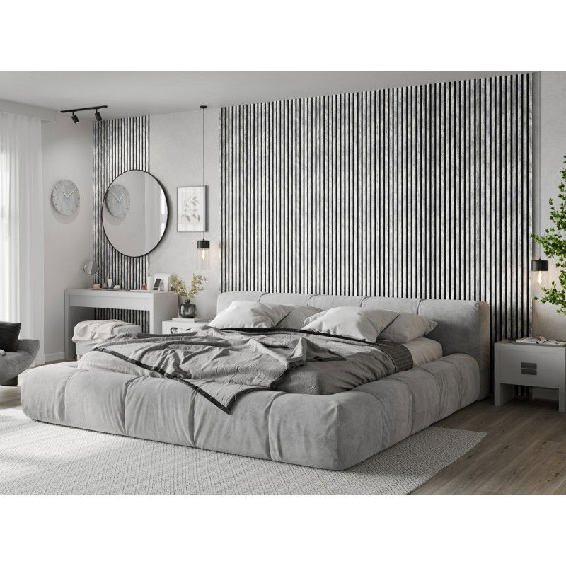 Mexen Lam-F vzorek nástěnných akustických lamel, plsť 6 mm, bělený dub - S105-064-S