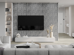 Mexen Lam-F vzorek nástěnných akustických lamel, plsť 6 mm, bělený dub - S105-064-S