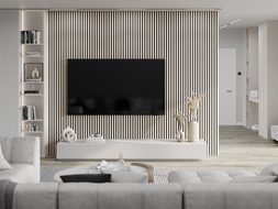 Mexen Lam-F vzorek akustických stěnových lamel, plsť 6 mm, Polární Dub - S105-067-S