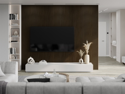 Mexen Lam-F vzorek akustických stěnových lamel, plsť 6 mm, Wenge - S105-071-S