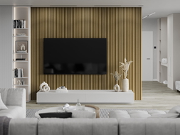 Mexen Lam-F vzorek akustických stěnových lamel, plsť 6 mm, Dub Amber - S105-073-S