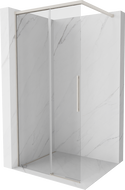 Mexen Rox sprchová stěna Walk-in 85 x 200 cm, průhledná 8 mm, kartáčovaný nikl - 8C2-085-003-97-00