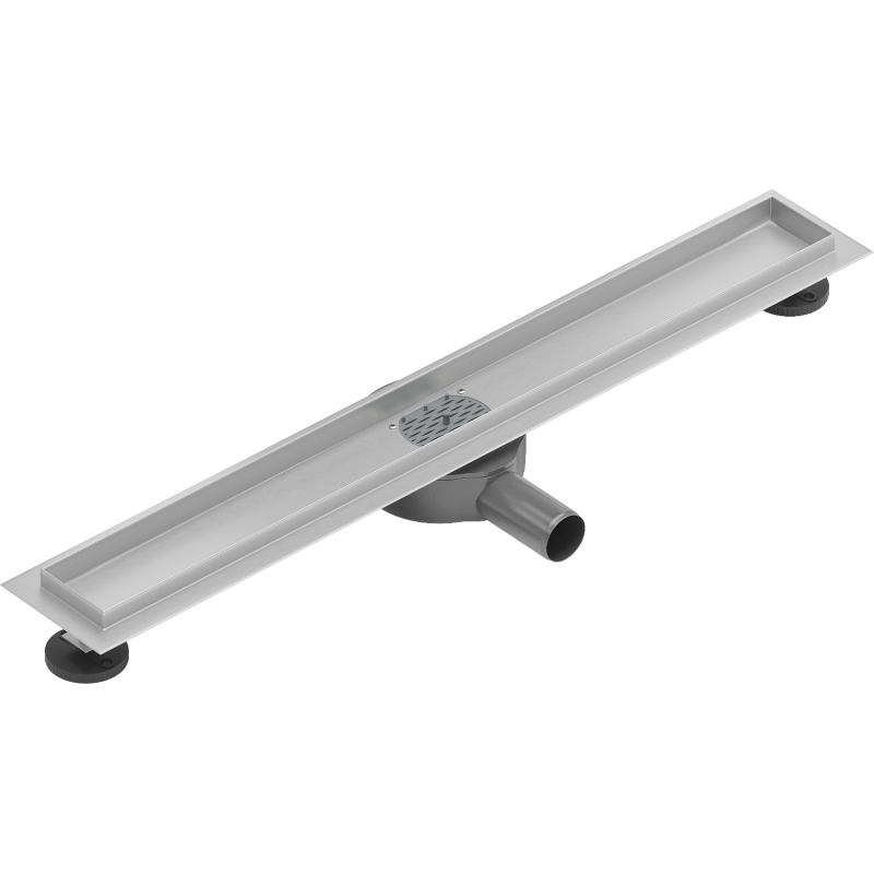 Mexen Flat 360° otočný korpus pro lineární odtok 50 cm, inox - 1040050