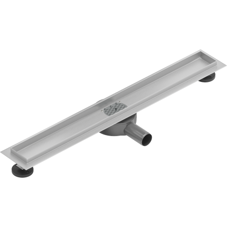 Mexen Flat 360° otočný korpus pro lineární odtok 50 cm, inox - 1040050